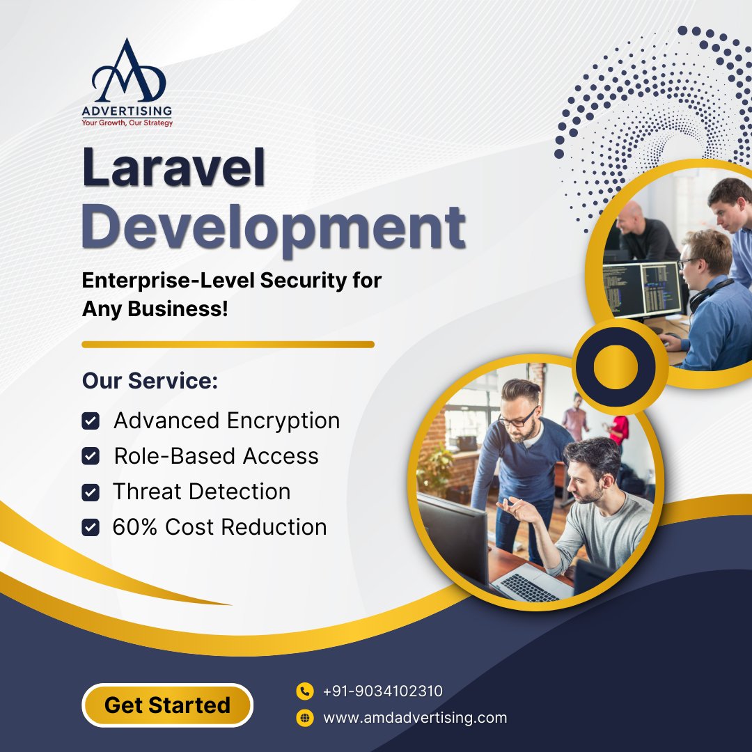 AMDAdvertising's tweet image. Shield your business with high-security Laravel development that keeps your data safe, your site stable, and your customers confident. 🔐⚡

💬 wa.me/919034102310

#AMDAdvertising #laraveldevelopment #websecurity #cybersecurityservices #securewebsite #webdevelopmentindia