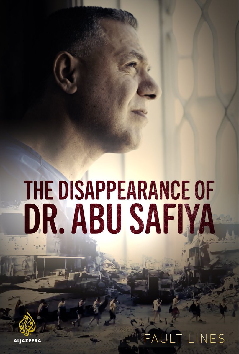LailaAlarian's tweet photo. December 27 will mark one year since Dr. Hussam Abu Safiya, the director of Kamal Adwan hospital in Gaza, was abducted by the Israeli military. He’s being held under harsh conditions in prison. 

Who wants to organize a screening of our film, “The Disappearance of Dr. Abu Safiya” https://t.co/QD5GaFMlVm