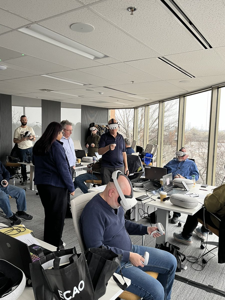 All our Certi-Fire trainers in one room, learning, creating, and experiencing the future through VR. 🚀

#Certifire #TrainTheTrainer #TrainerTraining #ProfessionalDevelopment #SkillsUpgrade #LeadershipDevelopment #VRTraining #EdTech #LearningInnovation