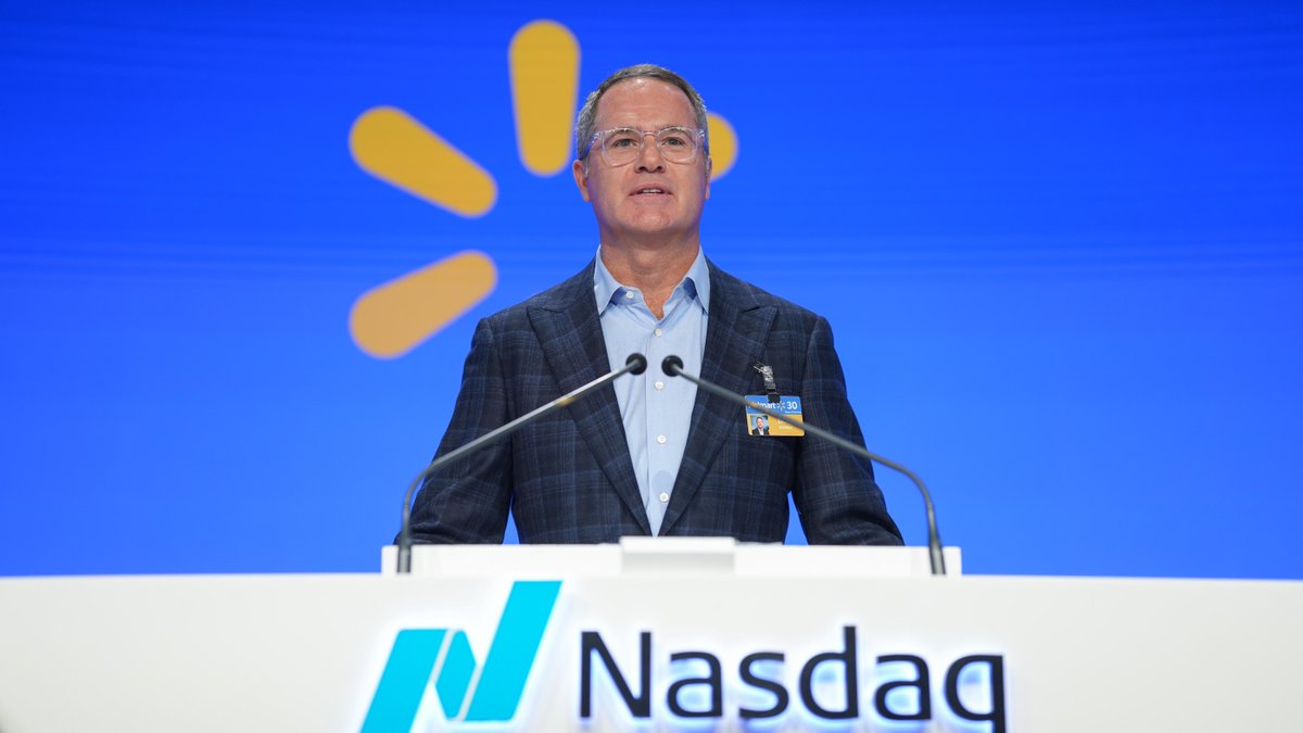 NasdaqExchange's tweet image. 🛍️ @WalmartNews today is a people-led, tech-powered omnichannel retailer dedicated to helping people save money and live better. 

🔔 Proud to call you #NasdaqListed, $WMT!