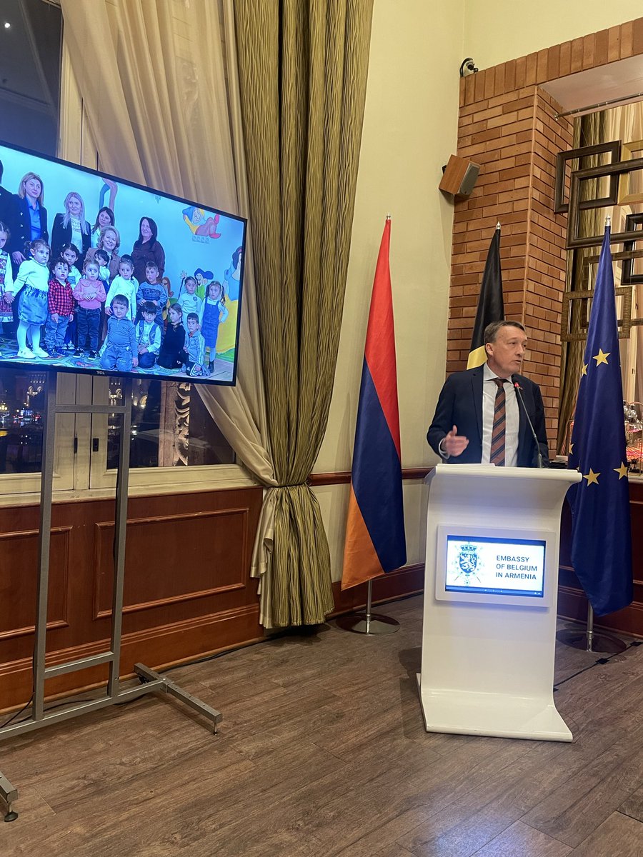 JamalyanAlisa's tweet photo. 🇧🇪🇦🇲 Grateful for the continued dedication and meaningful work of the Embassy of Belgium in Armenia. Your commitment to dialogue, cooperation, and shared values strengthens our partnership and supports vital initiatives on the ground. 
@BelgiumArmenia https://t.co/BGfSMlP923