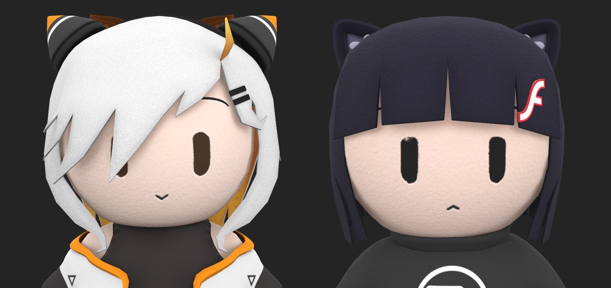 noamtoo's tweet image. WAIT I just realized I never posted to twitter the evil fucked up plushie models I made so I will do it now (feat. @purifetchi)