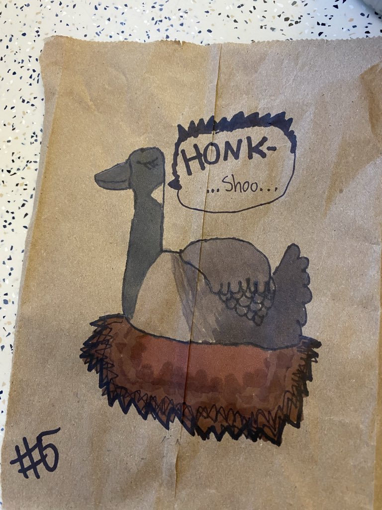 On the Sixth Day of Christmas Themed Wife Lunch Doodles, my true love gave to me!