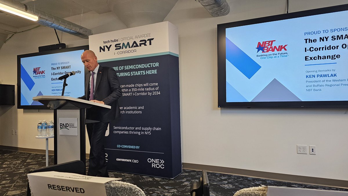 Members of our team attended yesterday’s BNP Tech Hub event, where Micron and Edwards Vacuum shared exciting progress updates and the GoSemi team projected more than 14,000 new jobs across the semiconductor supply chain. <a href="/BNPartnership/">Buffalo Niagara Partnership</a>