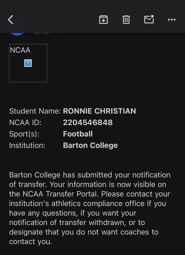 Ronnie “RC” Christian tweet media