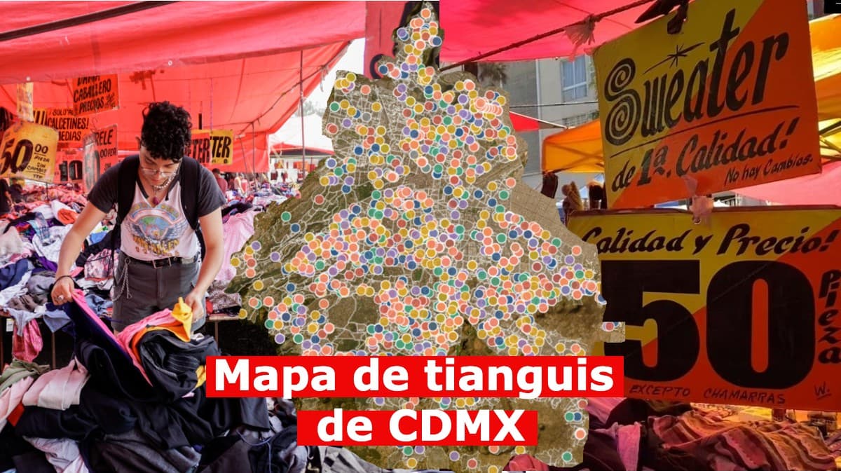 ¿Sabías qué hay un mapa de todos los tianguis de CDMX? 😱 Puedes consultar ubicación, días y horarios, acá te contamos. 😎✨ bit.ly/43xf8ve
