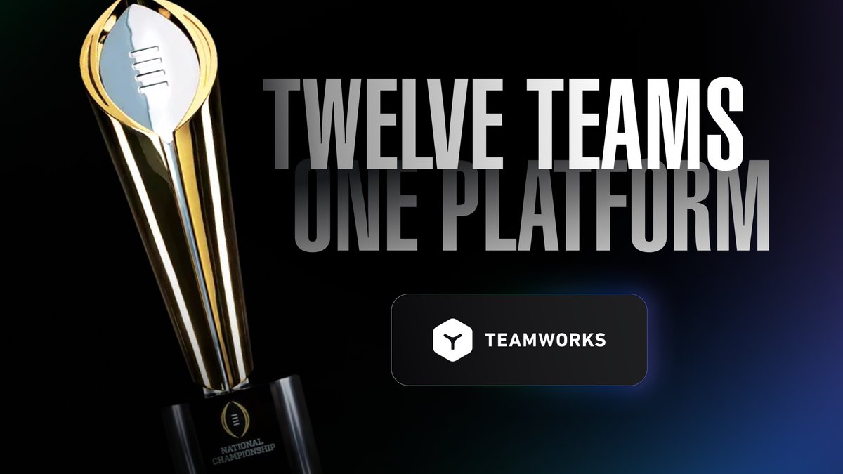 Teamworks's tweet image. 12 @CFBPlayoff teams, all running through Teamworks.🔥

From operations to player personnel, we’re excited to support our partners as they compete for a National Championship.

#CFP #CFP2025