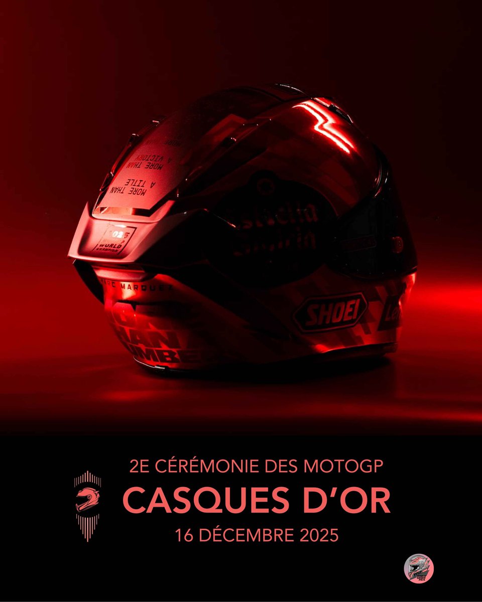 Les nommés des MotoGP Casques d'Or 2025 viennent d’être révélés ! 🏆 Quatre distinctions seront décernées :

Pilote de l’année 🏅
Équipe de l’année 🏍️
Révélation de l’année 🌟
Une de l’année 📰

Votes ouverts jusqu’au 15 décembre. Pour voter, cliquez sur le lien en bio ! 🔥