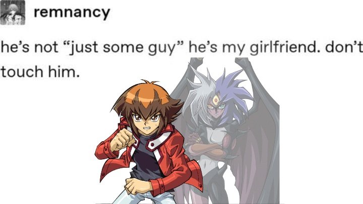 Jaistraww's tweet image. Yubel and judai core, theyre so funny to me