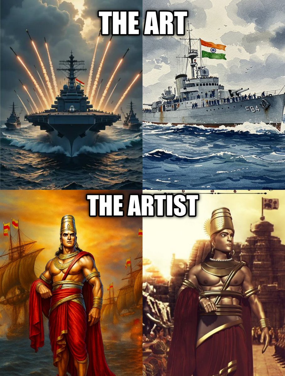 ನೌಕಾಪಡೆಯ ಪಿತಾಮಹ
ಇಮ್ಮಡಿ ಪುಲಕೇಶಿ ಅರಸರು 🇮🇳⚓
ಕಟ್ಟಿದ ನಾವಲ್ ಆರ್ಮಿ ಇಂದು ಭಾರತದ ಕಡಲುಗಳ SPINE!

ಅವರ ತಂತ್ರ, ದಂಡು, ಕಡಲ ಸೇನಾ ಬಲವೇ
ಇಂದಿನ ಭಾರತೀಯ ನೌಕಾಪಡೆಯ ಮೂಲ.

ಕಡಲು ಸುರಕ್ಷಿತ, ಇತಿಹಾಸ ಗರ್ವಭರಿತ! 🔱
ಆದರೆ ಒಕ್ಕೂಟ ಅನ್ನೋ ಟ್ಯಾಗ್‌, ಪ್ರಾಕ್ಟೀಸ್‌ನಲ್ಲಿ ಹಿಂದಿ ಪ್ರಿಫರೆನ್ಸ್!