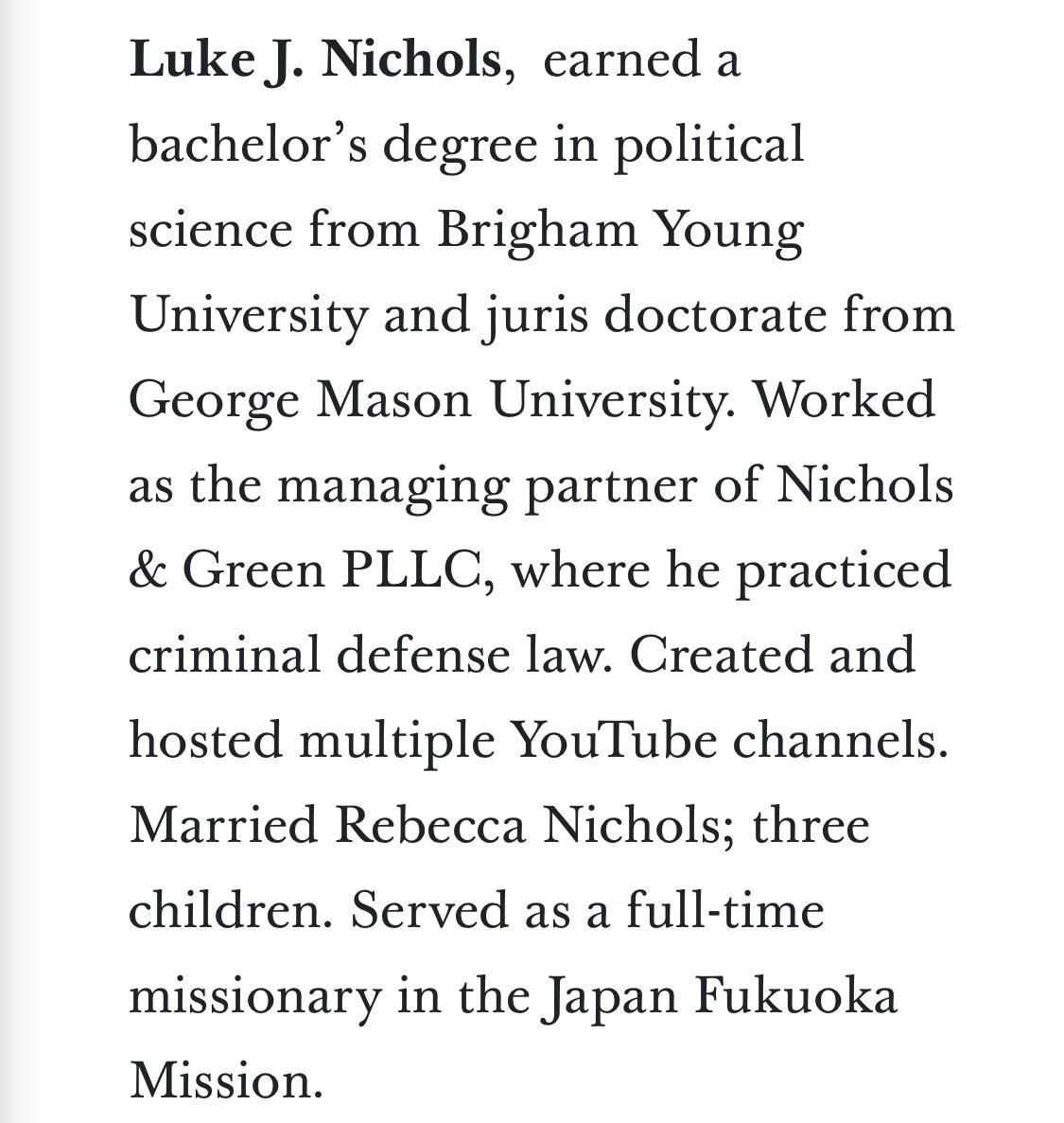 TeeplesCY's tweet photo. YouTube legend Luke Nichols has been appointed to the Young Men General Advisory Council of The Church of Jesus Christ of Latter-day Saints. https://t.co/6AVuubi1tY