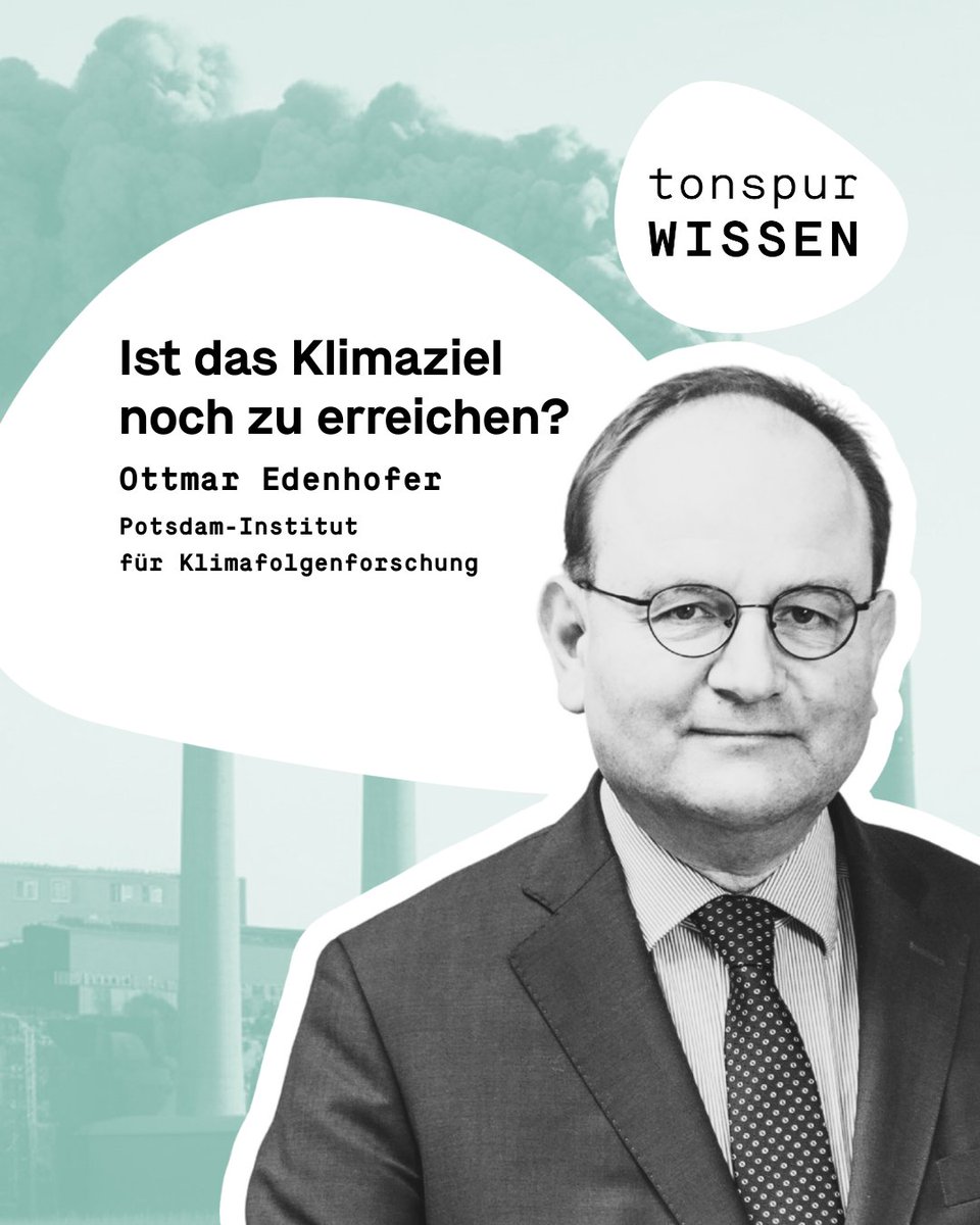 Ist das Klimaziel noch zu erreichen? Zum zehnten Jahrestag des Pariser Klimaabkommens ist der Ökonom und Klimaforscher Ottmar #Edenhofer vom <a href="/PIK/">HOSOKAWA Jun</a> zu Gast bei "Tonspur Wissen", dem Podcast von Leibniz-Gemeinschaft und Rheinischer Post.  
🎧pod.fo/e/35fccc #ParisAgreement
