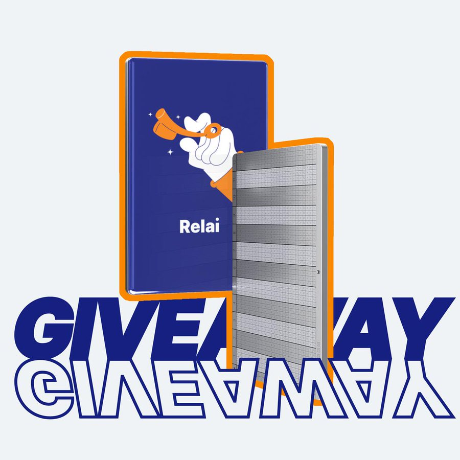 🎁 GIVEAWAY 🎁

We're giving away 1 Relai Loki titanium backup from our partner <a href="/CRYPTO_TAG/">CRYPTOTAG | Seed Phrase Storage</a> 🔐
 
How to join:

👉 RT + Follow <a href="/CRYPTO_TAG/">CRYPTOTAG | Seed Phrase Storage</a> and <a href="/relai_app/">Relai 🇨🇭</a>
 
👉 Comment the worst way to store your seedphrase

Good luck 🍀