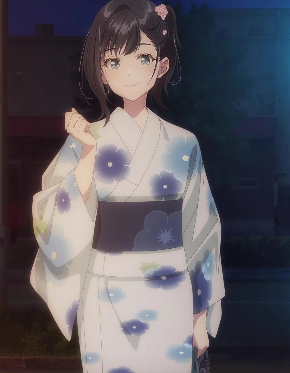 ❀ちゆき様❀ YUKATA YUZUKI IS HERE AND SHE'S SO BEAUTIFUL GAHHHH #チラムネ