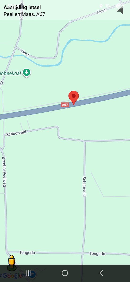 Aanrijding met letsel op de A67 bij Maasbree