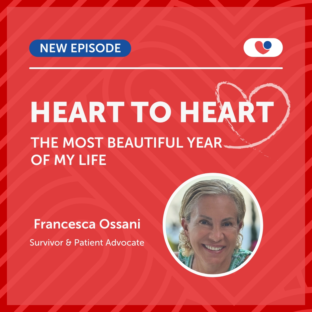 ICOSociety's tweet image. 🫀NEW #HeartToHeart Episode🫀

This week, we're joined by Francesca Ossani - a #cancer survivor and patient advocate - whose #cardiooncology journey helped her see the beauty in hope and sharing it with others.

🎧 Tune in: ic-os.org/podcast/heart-…

#cardioonc #cancertreatment