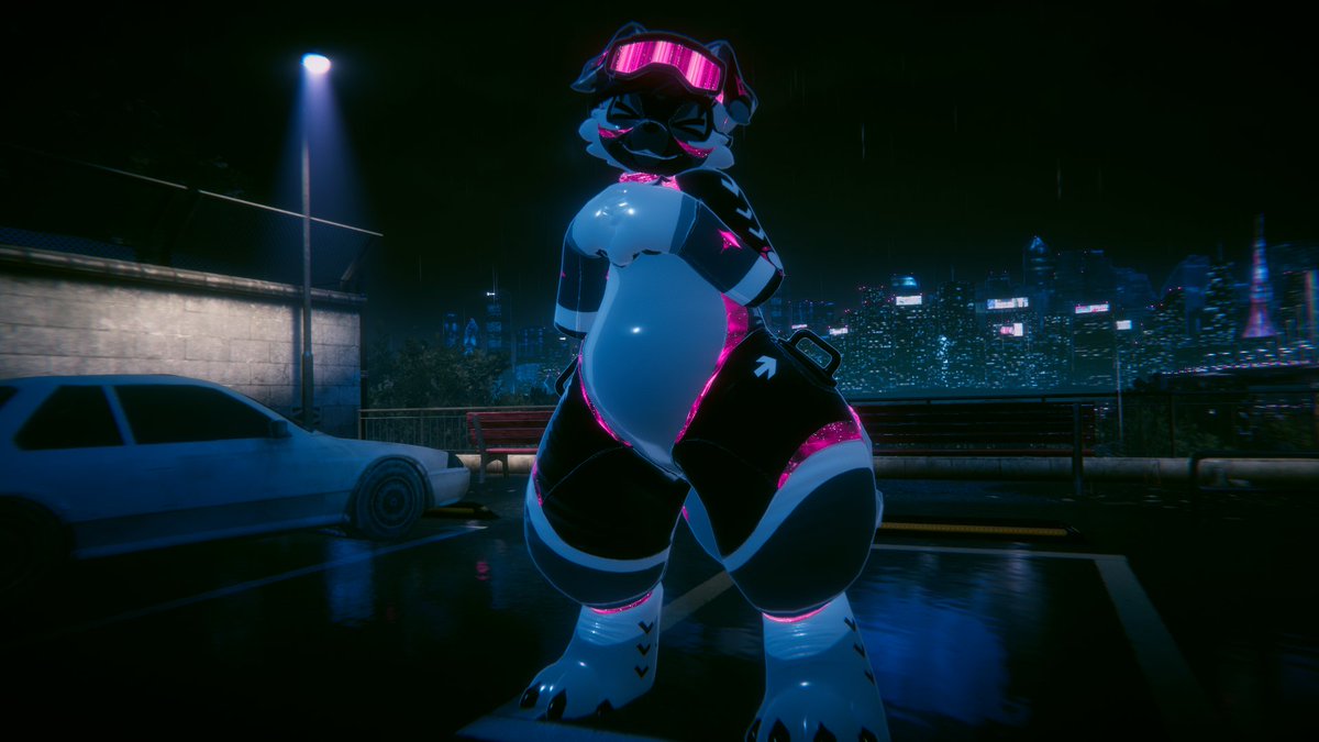 He's been waiting to show you this view! 

(It's him... He's the view)