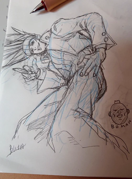 ガサガサ落書きエッジ 
