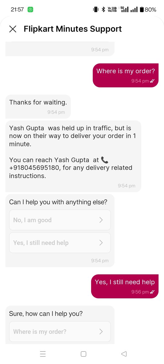 adarshojaswi's tweet photo. Driver not picking call
Customer support inactive
Highly unhelpful and unprofessional. 
Claims of fast delivery are completely false. https://t.co/ZZ5jtI4b1o