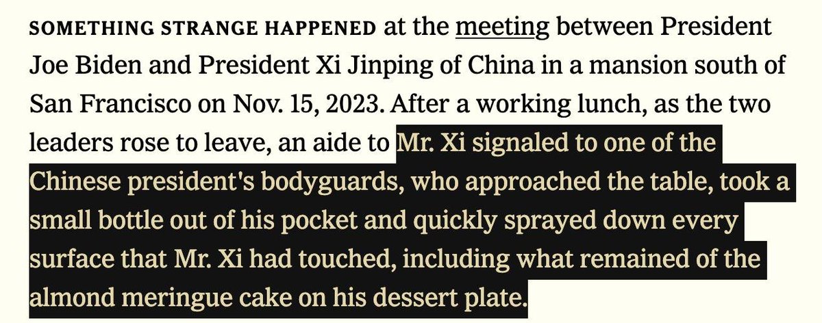 RT @rSanti97 : L’ADN de Xi Jinping est effacé de toutes les surfaces par crainte d’armes bio-ingénierées