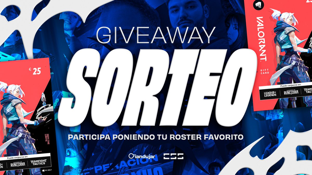 Os traemos un SORTEAZO de 25€ en VALORANT POINTS‼️

Requisitos:
- Seguir a <a href="/DimoniXEsports/">DimoniX Esports</a> 
- Deja una foto de tu roster favorito de DIMONIX en los comentarios
- MG &amp; RT
- Mencionar a 2 amigos

#BeDimoniX || #ListosParaLaBatalla 🔥