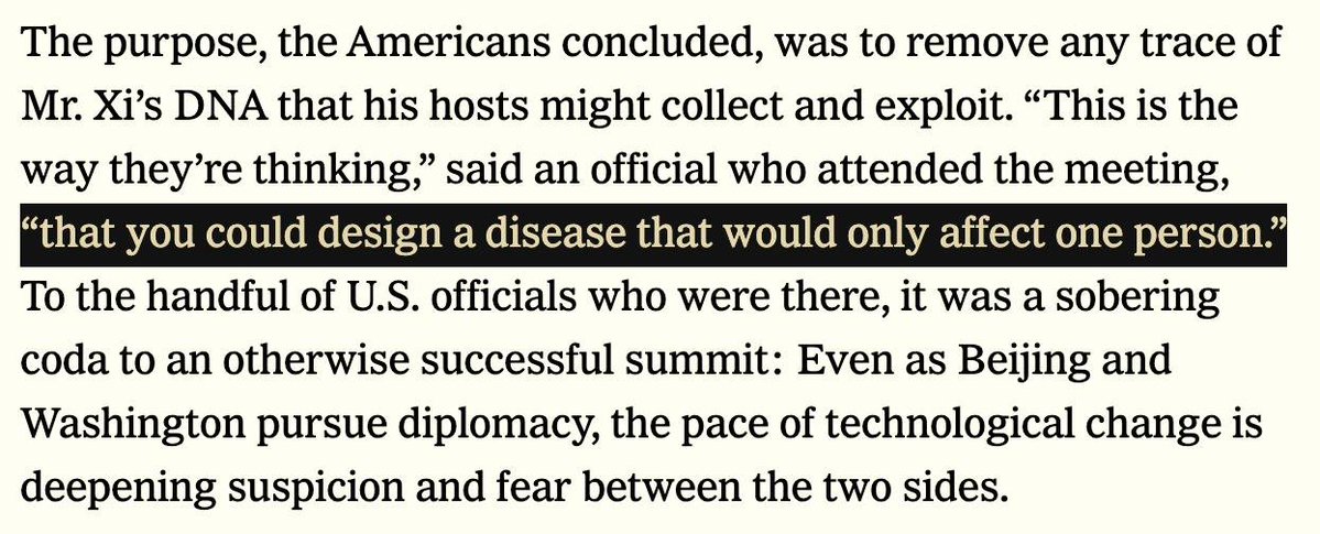 RT @rSanti97 : L’ADN de Xi Jinping est effacé de toutes les surfaces par crainte d’armes bio-ingénierées