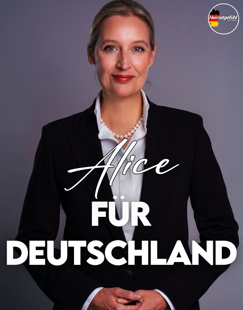 Kompetent. Intelligent. Standhaft.
Alice für Deutschland. 🇩🇪