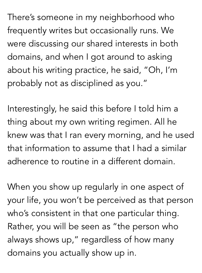 Consistency is contagious.