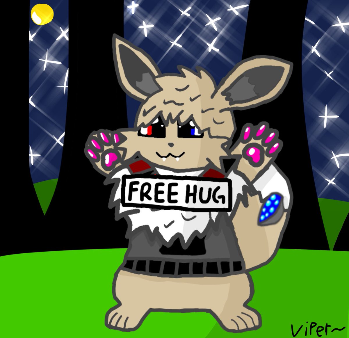Finish drawing my oc again UwU

Anyone want to hug this cute Vee? :3

#art #eevee #smallartist