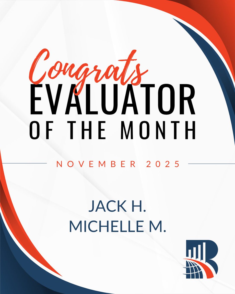 👏 Congrats to our US November Evaluators of the Month, Jack and Michelle!

🥁 Remember, all 2025 Evaluators of the Month will be eligible for BARE Evaluator of the YEAR.

#EvaluatorOfTheMonth #MysteryShopping #goBARE #Congrats #SecretShopping #SideHustle