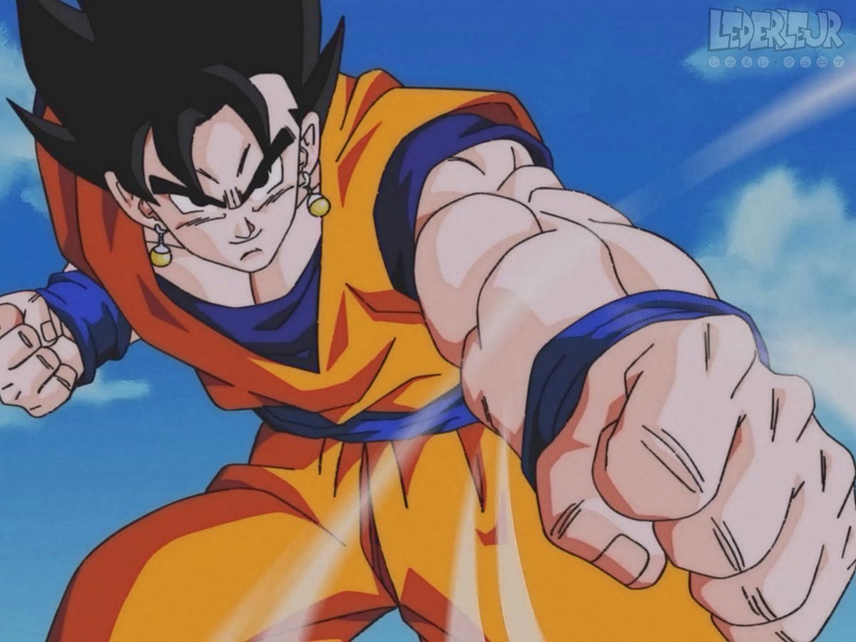 Lederle201's tweet image. a bealtiful frame👌 #DragonBallZ #dragonballfanart #animation2d #Goku #gohan