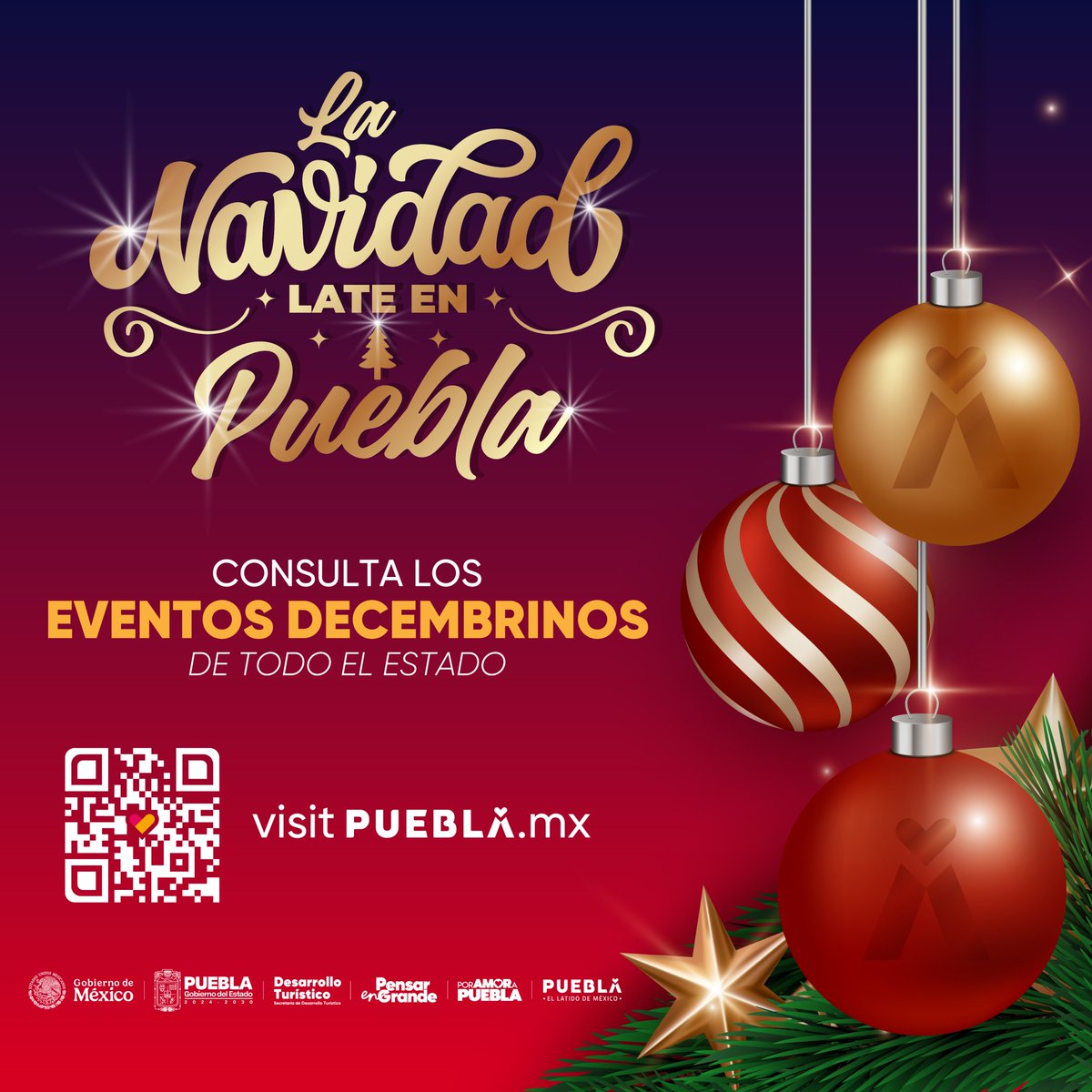 Si buscas vivir la temporada con magia y experiencias únicas, explora todas las actividades que nuestro estado preparó para ti.

¡El <a href="/Gob_Puebla/">Gobierno de Puebla</a> te invita a descubrir lo mejor de esta temporada y sentir cómo #LaNavidadLateEnPuebla! 🎄

👉 visitpuebla.mx
🫶#PorAmorAPuebla