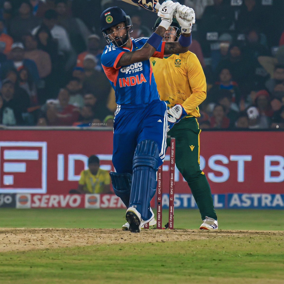 Such a vital cog in India’s line up. So good to see <a href="/hardikpandya7/">hardik pandya</a> back, set up a thumping win on a tricky pitch. Well played 👏 #INDvSA