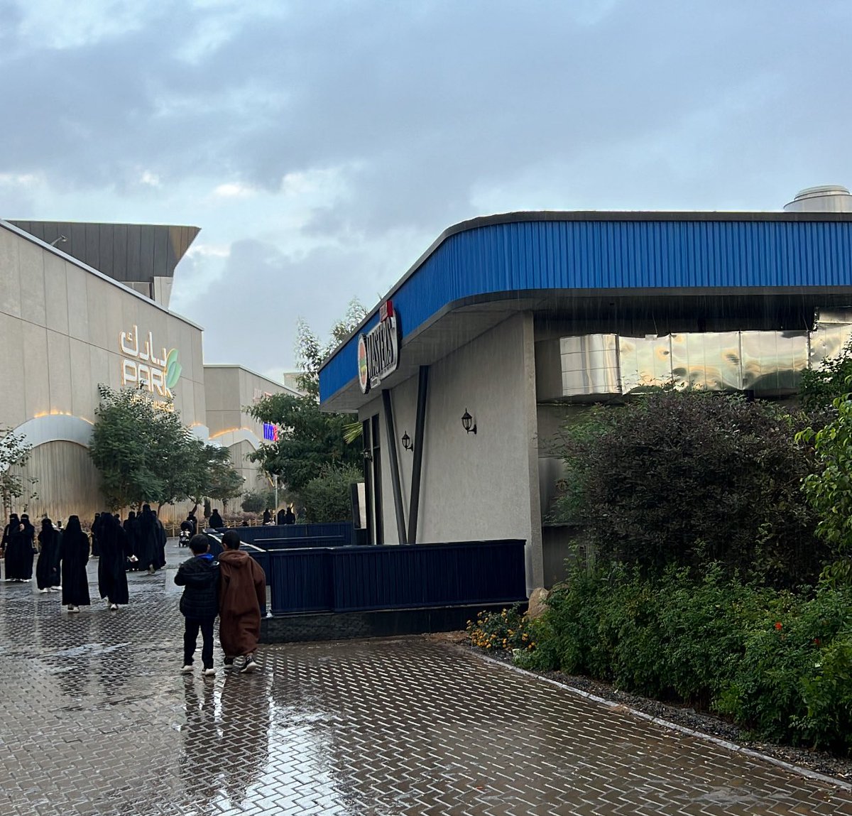 سقى غيثك صحاري قلبي و قلبي بدويّ أطباع 
" يرحب بالمطر حـتى ولو بل المطر ثوبـه "