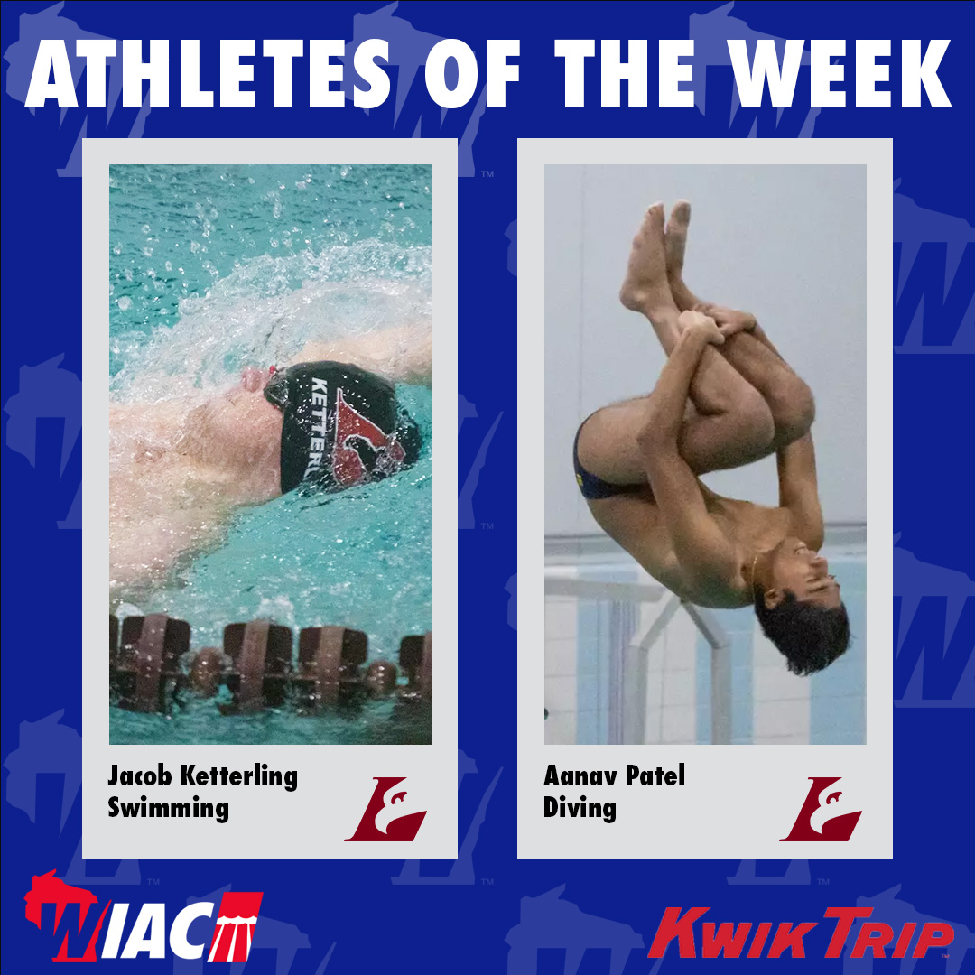 wiacsports's tweet photo. #WIACSWIMDIVE | @UWLAthletics Ketterling and Patel Chosen Kwik Trip Athletes of the Week: https://t.co/Tfr7iYNeeM
#ExcellenceInAction
#d3swim https://t.co/uEgdFt8UZc