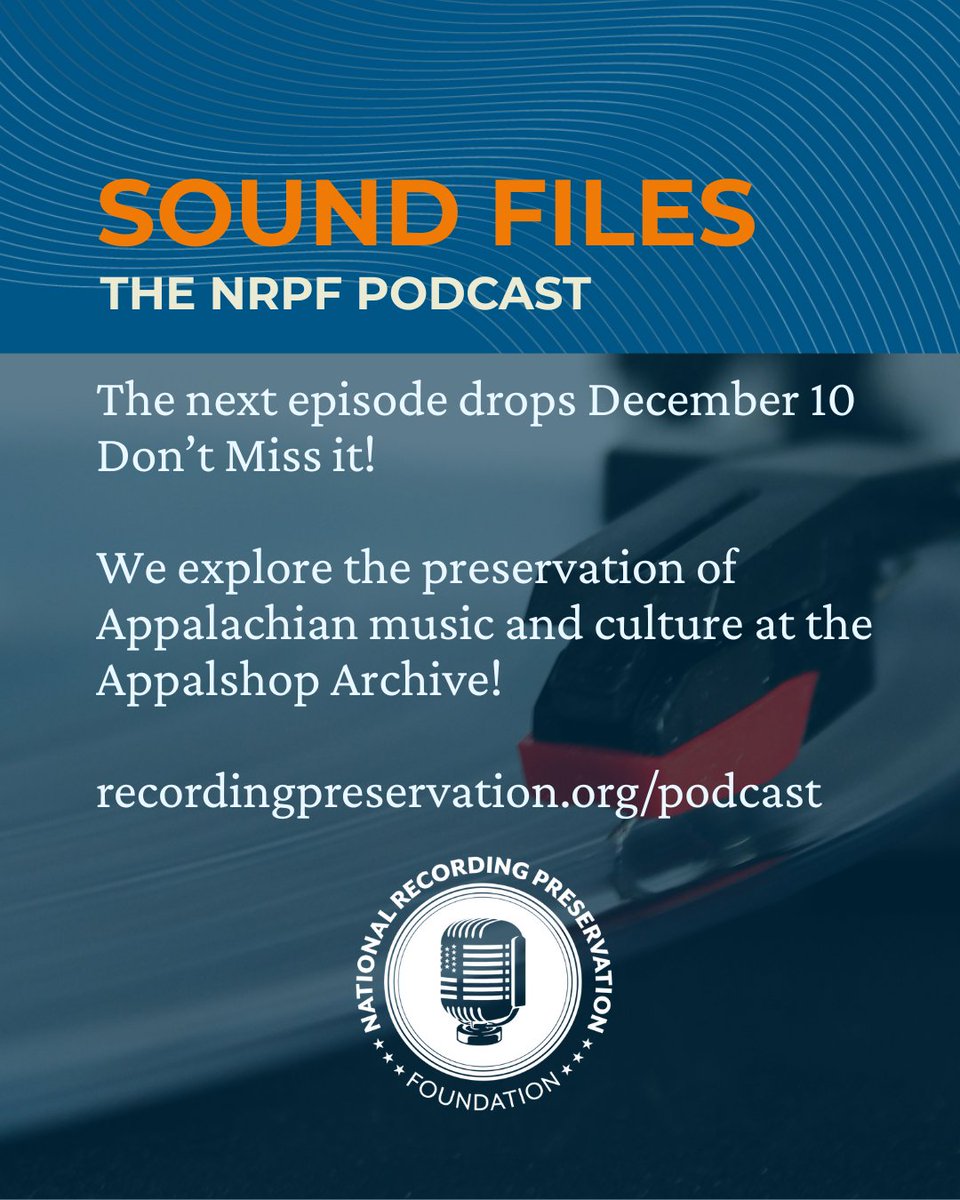 National Recording Preservation Foundation tweet media
