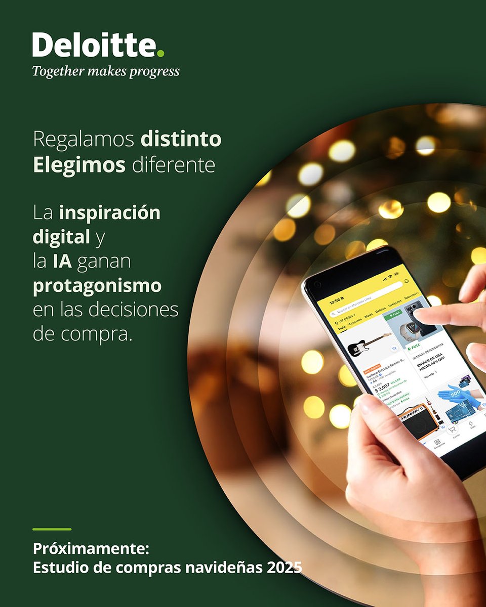 🎄 📈 Las preferencias de los consumidores cambian rápidamente: más comparación en línea de productos, mayor influencia de plataformas digitales y un uso creciente de herramientas de IA para planificar listas y evaluar opciones. 

Estos comportamientos reflejan una transformación