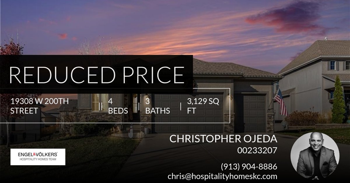 ChristopherOJ's tweet photo. 📍 Reduced Price 📍 This recently reduced home at 19308 W 200th Street in Spring Hill won't last long, so, don't wait to set up a showing! Reach out here or at (913) 904-8886 for more information!

Christopher Ojeda https://t.co/NJJ9lplIKu https://t.co/EGOM5iSzRl