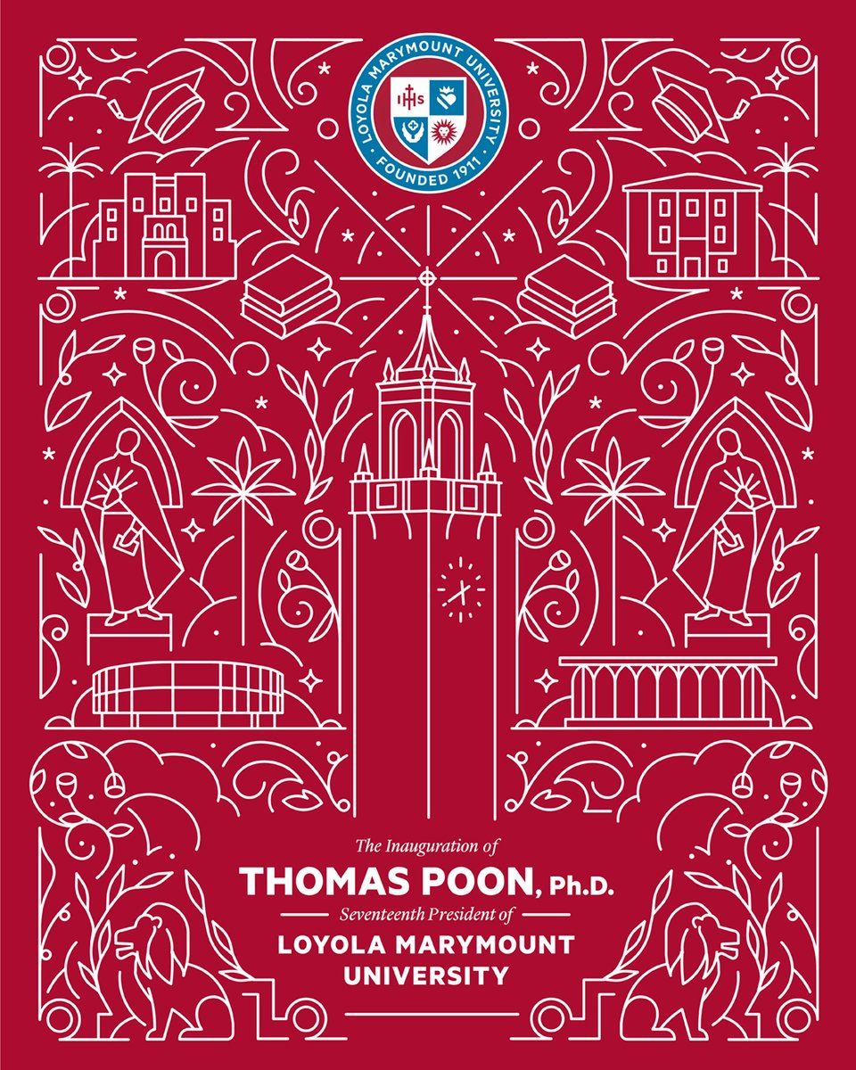 LoyolaMarymount's tweet image. Today we celebrate the inauguration of LMU's 17th president, Thomas Poon, Ph.D. Guided by the theme "Hope, Made Here," this milestone reflects the values we bring to life through community, academic excellence, and service.