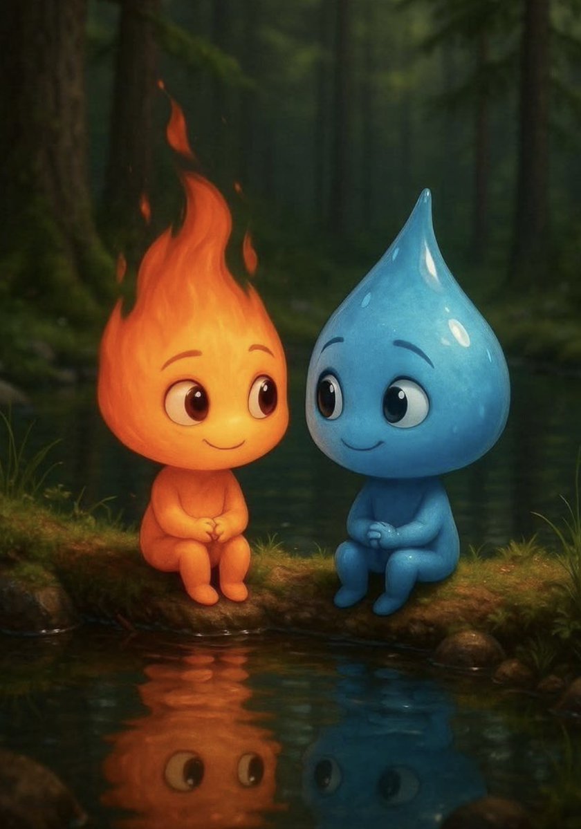 No importa que tan complicado sea, si los dos en verdad quieren estar juntos, así ella sea fuego y el agua...
                                                🔥&amp;💦