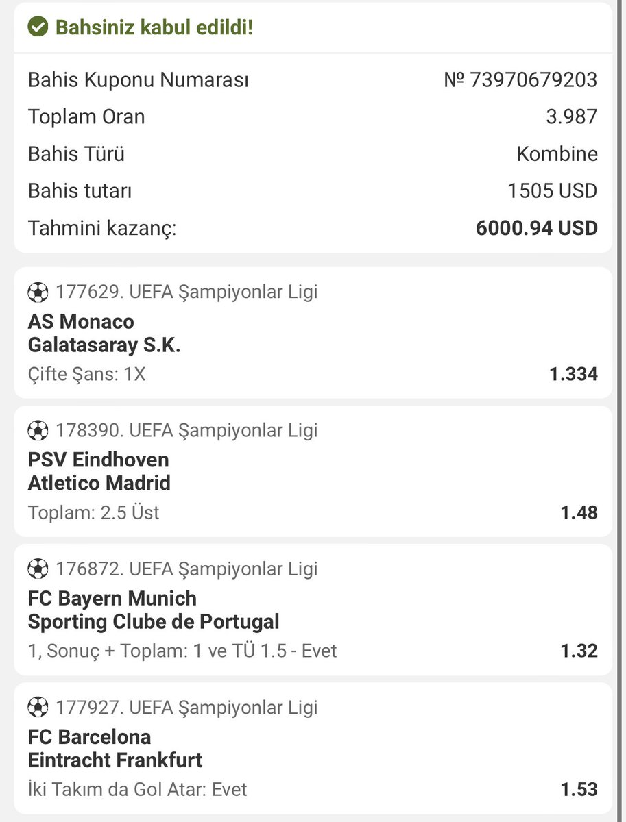 GÜNÜN KUPONU BOL ŞANS

kupon kazanırsa yoruma . bırakıp fav, rt yapan 5 takipçime toplamda 15.000₺ ödül vereceğim.