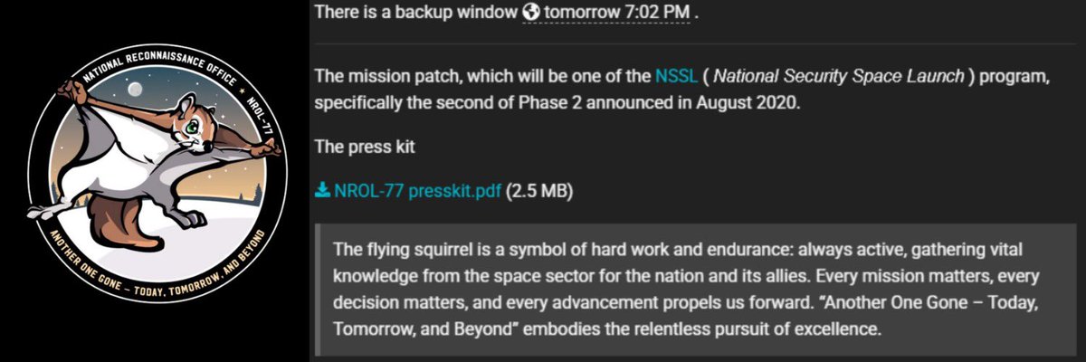 tthyciane's tweet photo. When you type NROLL-77 into Google, the real logo appears.

So $rocky and $rnut are completely made up names.

and also this is the ticker confirmed by spacex homepage

25ugwjkxG3K8JkhSUvb389BSbPH31McNAUqecHVcpump

you can check https://t.co/S2PS0M8x7T