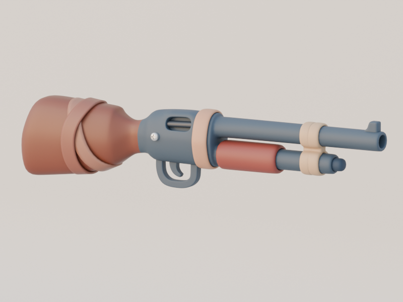 Working on something cool its really fun making 3D 
I am gonna paint the texture for this Shotgun Model