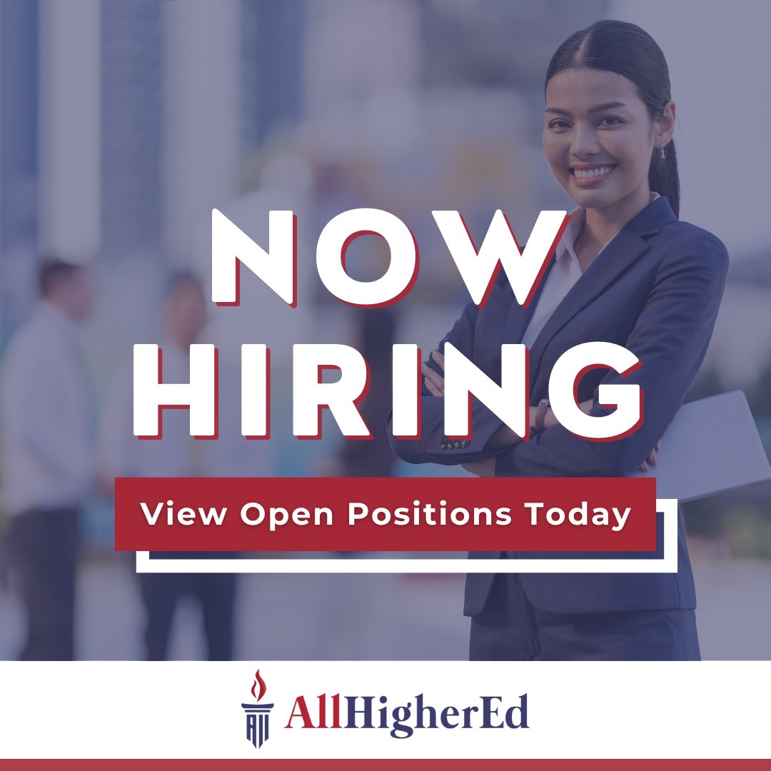 🎓 Looking for your next opportunity in higher education? Discover positions at all levels, across every type of academic institution, in all 50 states. Explore opportunities today on AllHigherEd.com:  zurl.co/FiLHR

#jobsearch 
#higheredjobs
#career 
#hiring