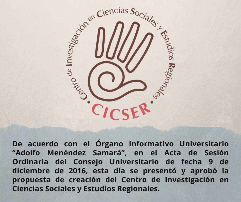 Noveno aniversario
Agradecemos a todas y todos quienes han formado parte de esta trayectoria: investigadoras, investigadores, estudiantes, personal administrativo, así como a las instituciones y comunidades que han colaborado con nosotros.
#CICSER #UAEM #Aniversario