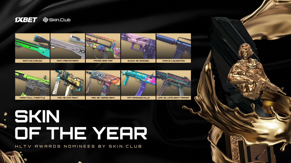 🧑‍🎨 Some of the finest works of Counter-Strike artists

Here are our nominees for 2025 Skin of the Year, presented by <a href="/skinclubmedia/">SKIN.CLUB</a>