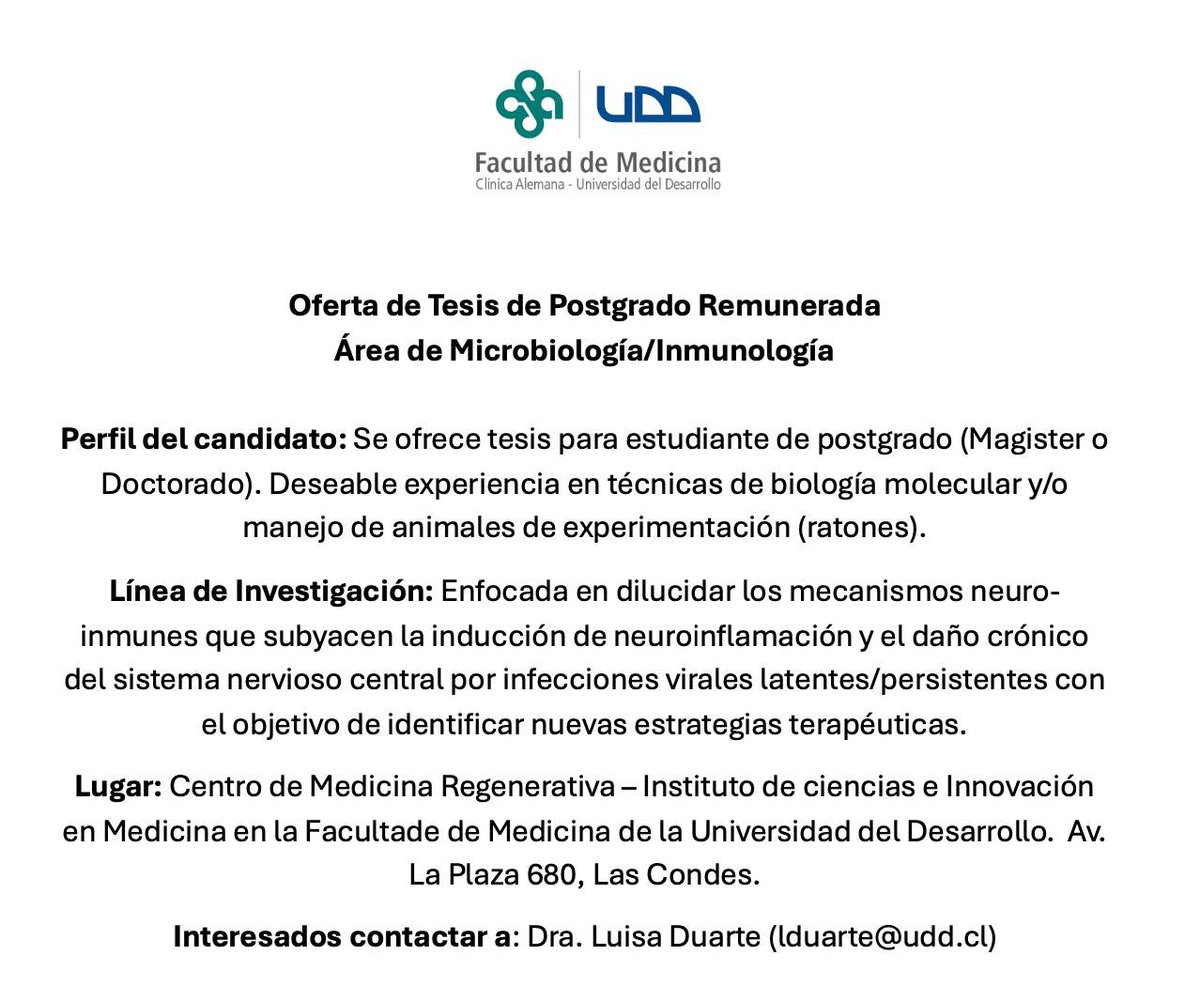 Sociedad de Biología Celular de Chile (SBCCh) tweet media