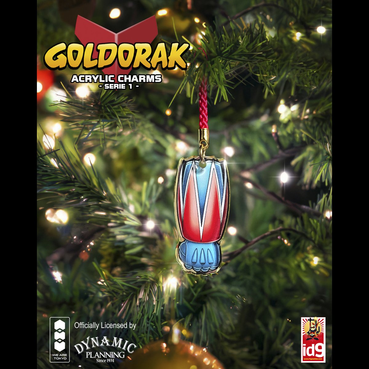 WeAreTokyoFR's tweet photo. Bientôt les fêtes de fin d'année !
Quoi de mieux que nos Acrylic Charms Goldorak pour faire plaisir autour de vous ?

Ils sont disponibles dès maintenant sur notre site (lien en bio) pour les particuliers et pour les professionnels via @ID9_Figoodies  

#goldorak #acrylic #charms #grendizer #wearetokyo #robot
