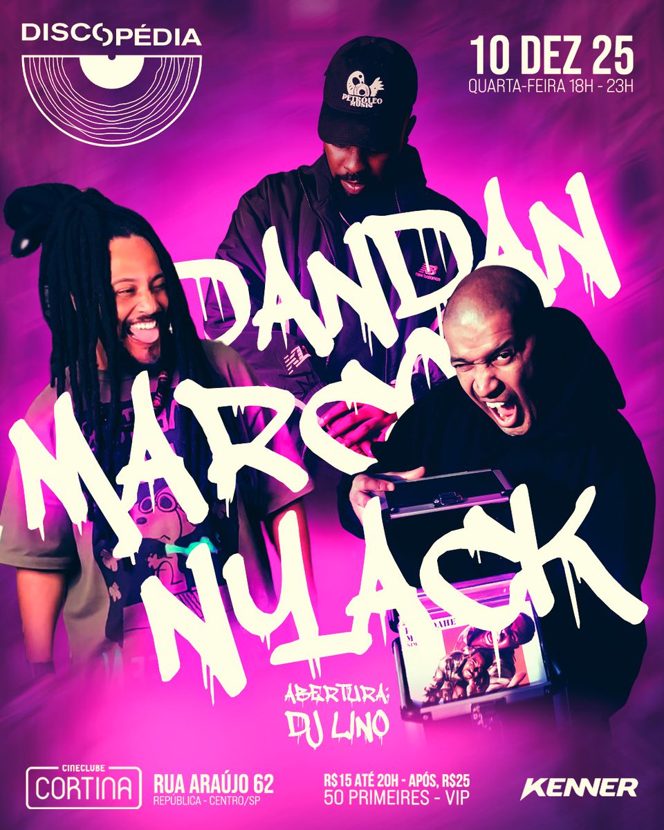 _Discopedia's tweet image. A Sensacional de São Paulo, orgulhosamente apresenta, o especial dedicado aos discos de vinil da "Rihanna"!

Nesta semana, excepcionalmente na quarta-feira, dia 10/12/2025, das 18h às 23h30, no Cineclube Cortina.

DJs DanDan, Marco &amp;amp; Nyack nos toca-discos.
Abertura, DJ Lino.