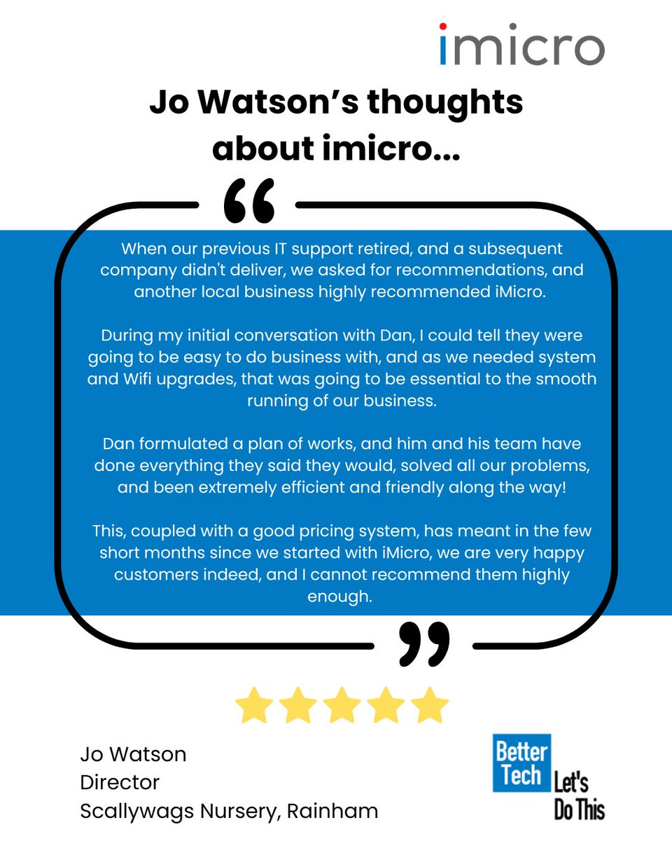 iMicroUK's tweet image. It's always great to recieve positive feedback from customers! We go the extra mile to ensure everyone is delighted!